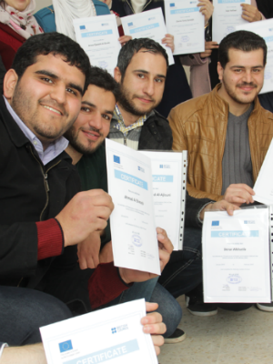 ‘It’s not easy to lose your home, your job and all your plans. I heard about the HOPES scholarship for Syrian refugees to complete their Master programmes. As the programme’s name describes, it has given me a lot of hope.’ - Louay, HOPES programme beneficiary