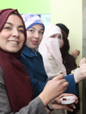 ‘I attended a conference at Zaatari Camp, where I work as a teacher. It was the first of its kind and aimed to develop the skills of teachers living or working in the camp. Most importantly, teachers in Zaatari gave workshops, even me and my colleagues.’ -Eman, Assistant Principal, Um Khalthoom School, Zaatari Camp, Jordan