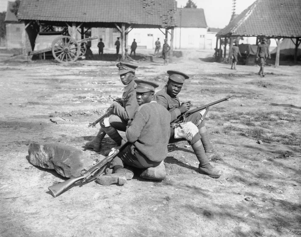 West Indies soldiers fighting during the Battle of the Somme
Image credit: © IWM
