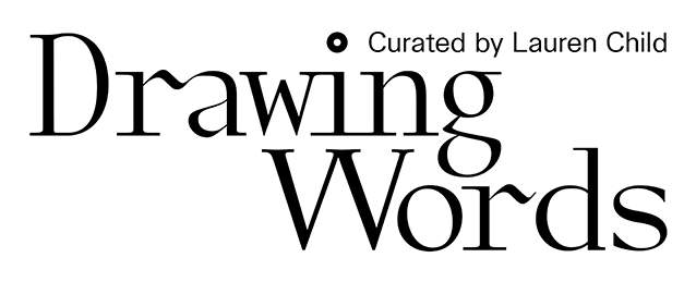 A drawing words text logo.